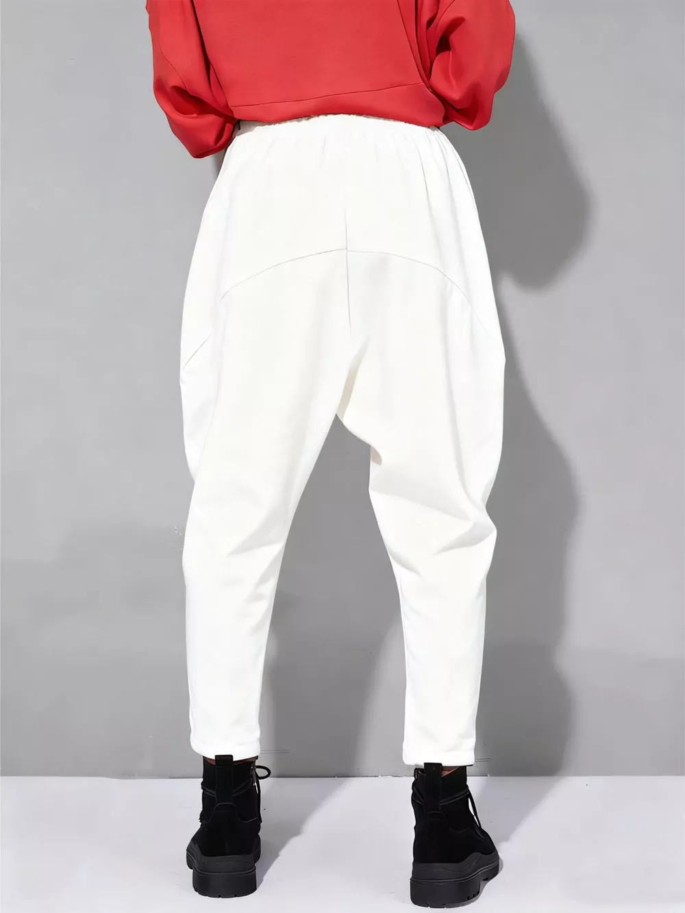 Loose Fit Harem Pants with Pockets, image 6