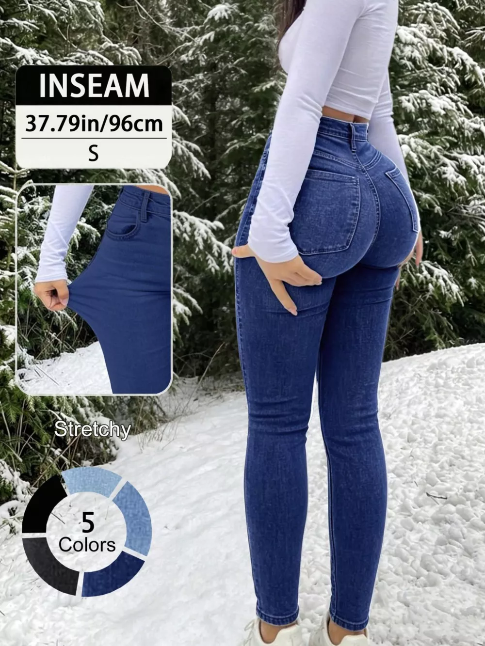 High-Waisted Skinny Jeans, image 14