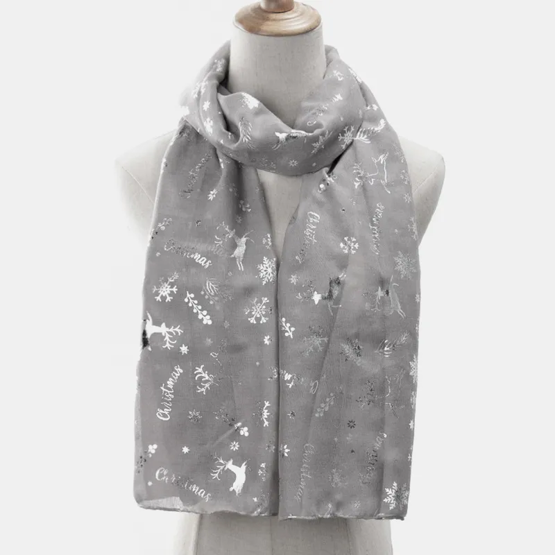 Christmas Element Polyester Scarf, image 3