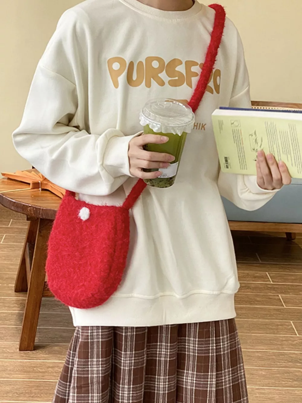 Lightweight Fluffy Crossbody Bag, image 3