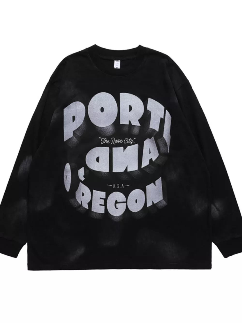 Men's Graphic Round Neck Long Sleeve T-Shirt, image 5