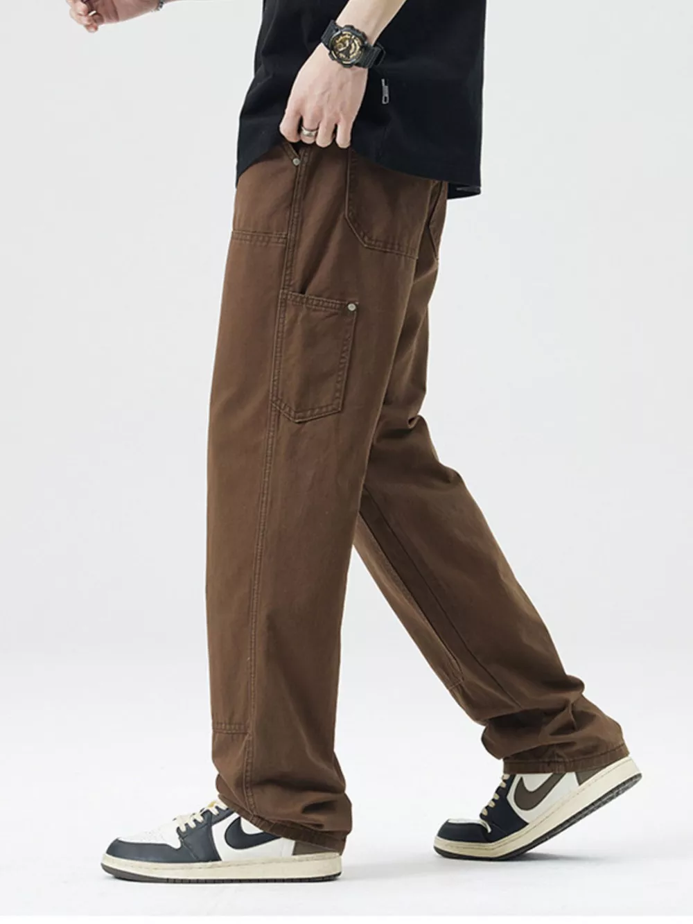 Men's Wide Leg Jeans, image 9