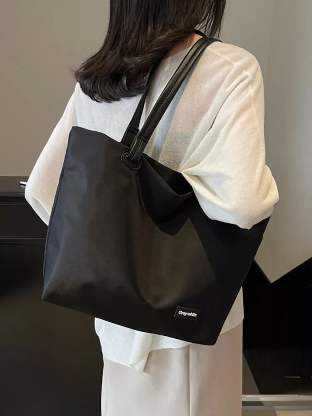 Oxford Cloth Shoulder Bag, image 5