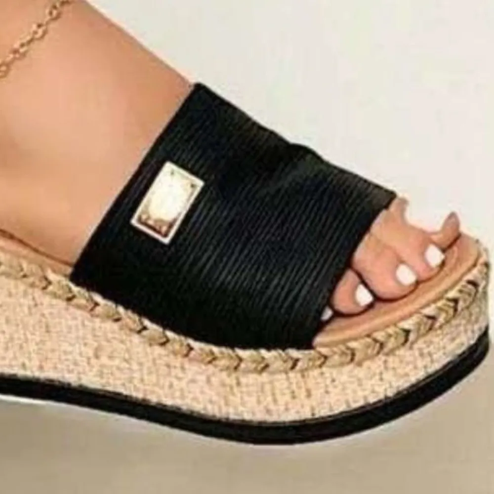PU Leather Open Toe Sandals, image 3