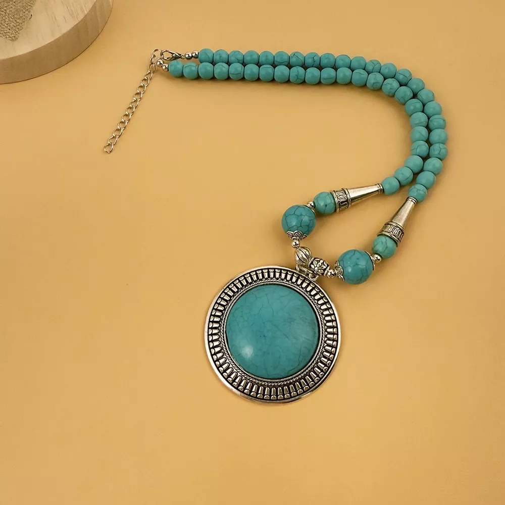 Bohemian Style Statement Pendant Necklace, image 8