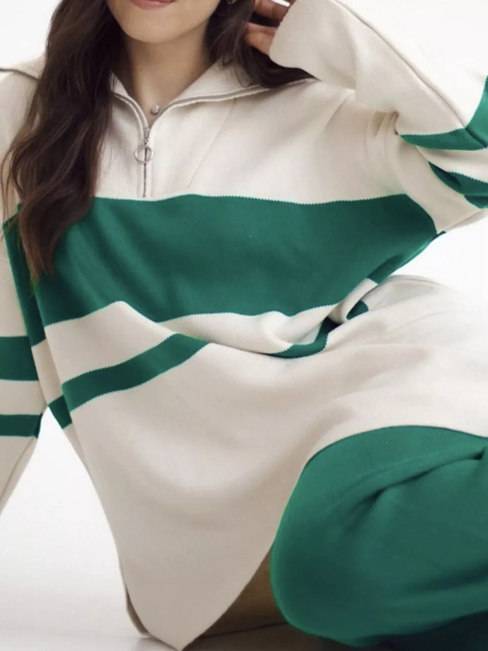 Long Sleeve Top and Pants Sweater Set, image 5