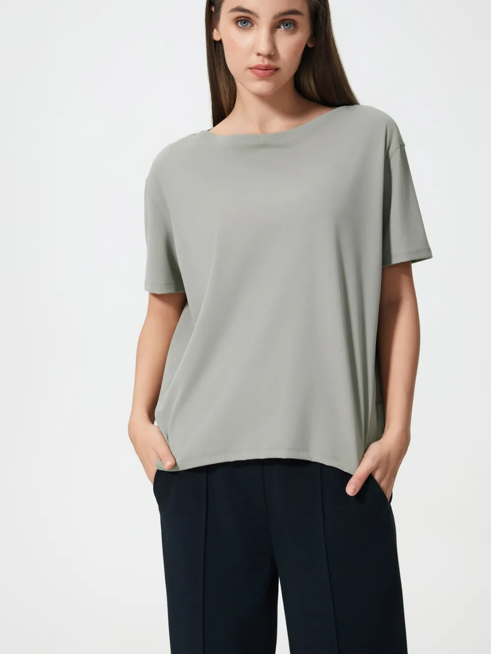 Round Neck Short Sleeve Active T-Shirt, image 12