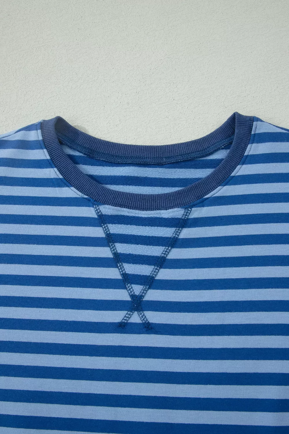 Striped Short Sleeve Top and Shorts Set, image 7