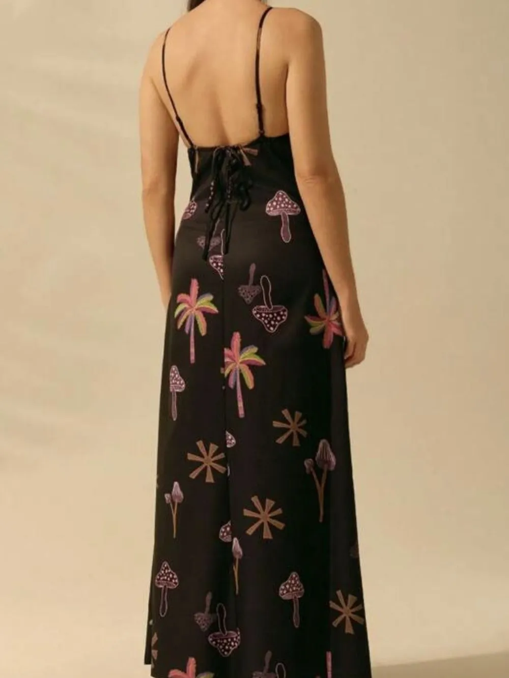 Printed Sleeveless Maxi Dress, image 11