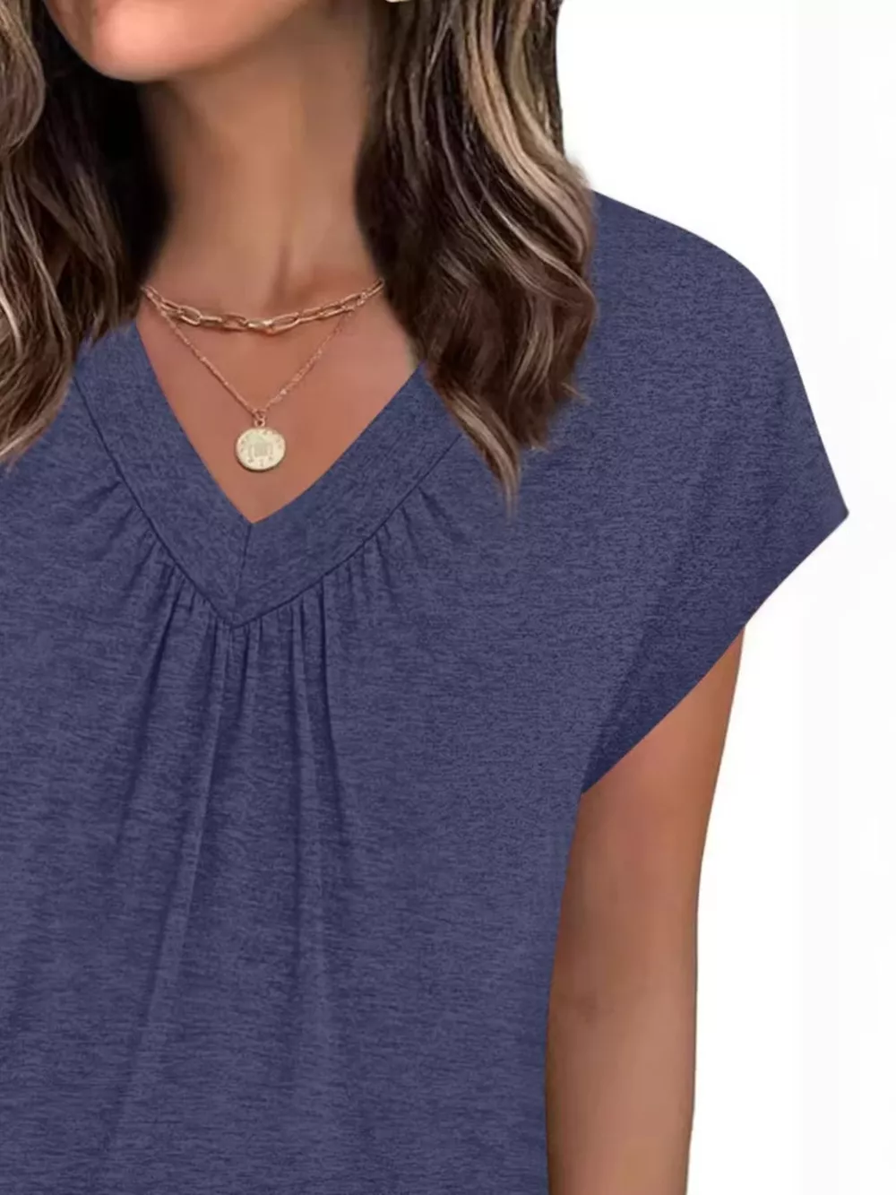 V-Neck Relaxed Fit T-Shirt, image 5