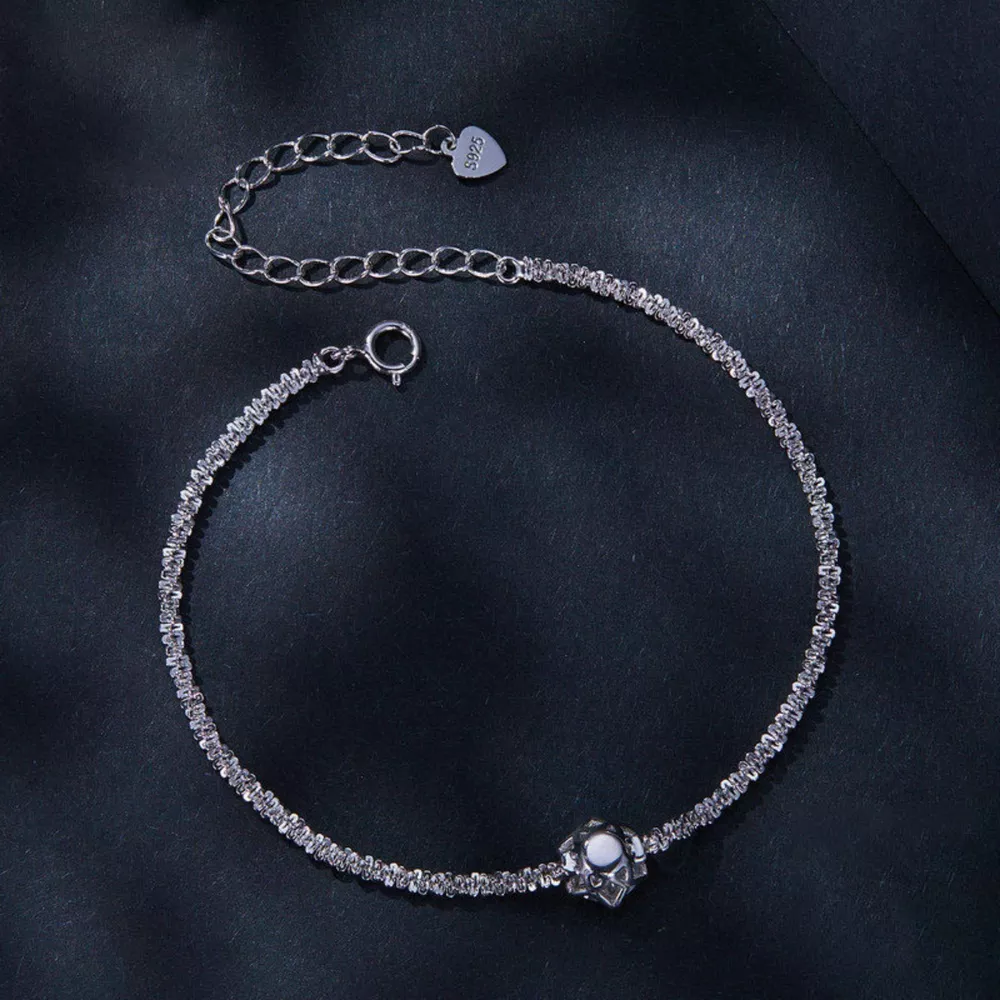 925 Sterling Silver Zircon Bracelet, image 3