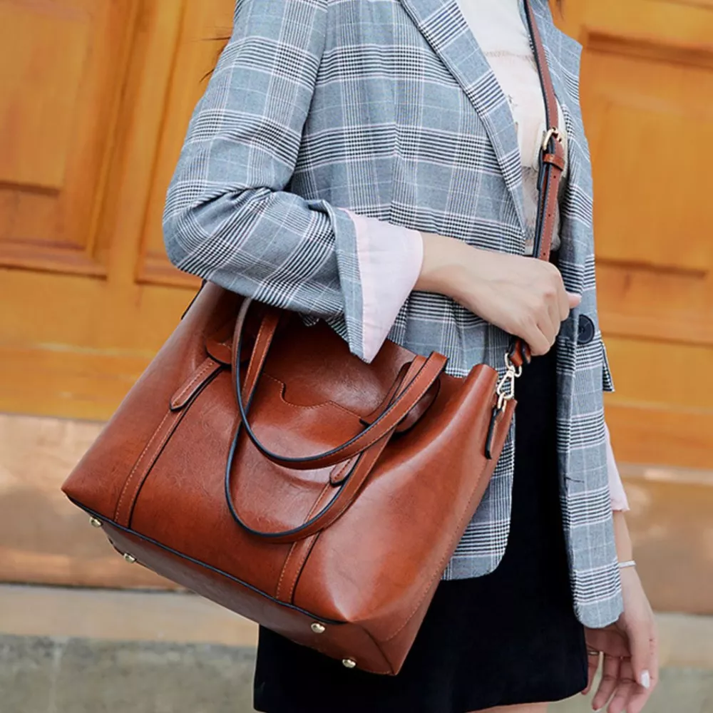 PU Leather Tote Bag, image 5