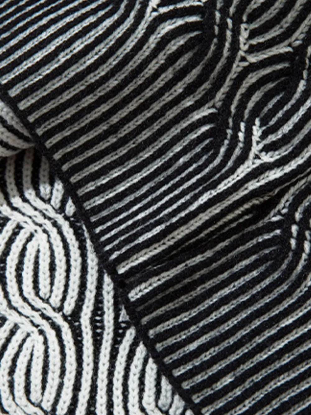 Men's Cable-Knit Zip-Up Cardigan, image 5
