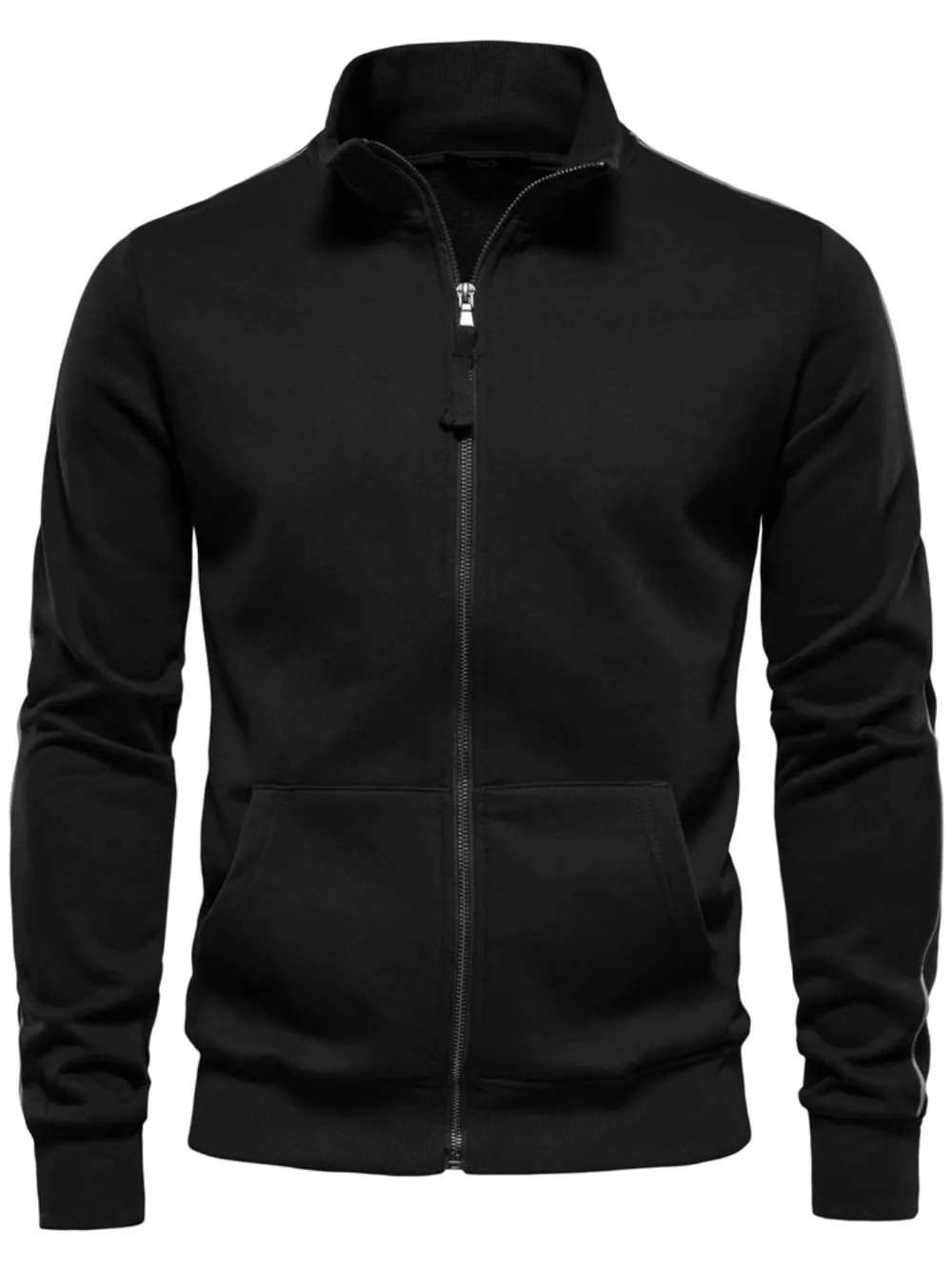 Men's Zip Up Long Sleeve Sweatshirt