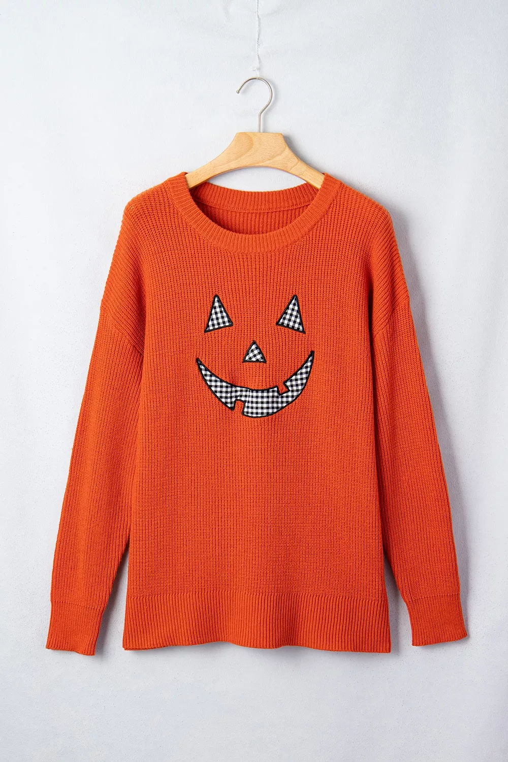 Drop Shoulder Long Sleeve Round Neck Halloween Sweater, image 12