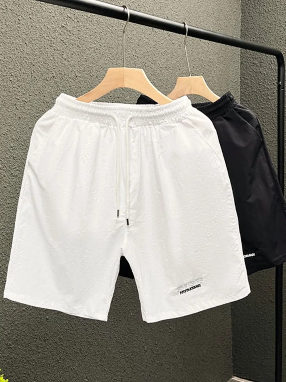 Men's Plus Size Drawstring Shorts, image 6