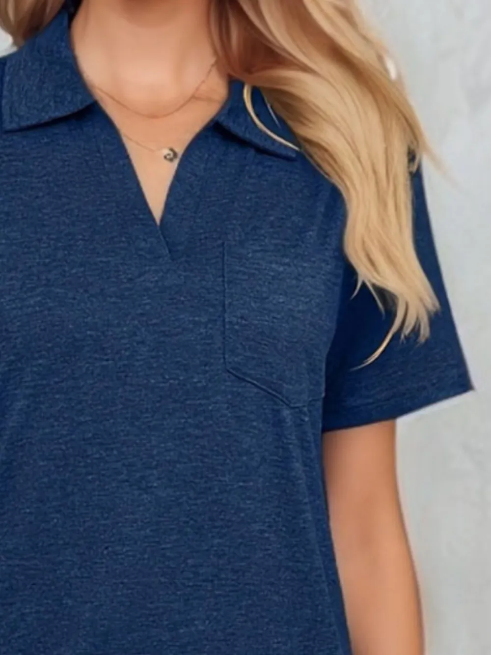 Johnny Collar Short Sleeve Top, image 8