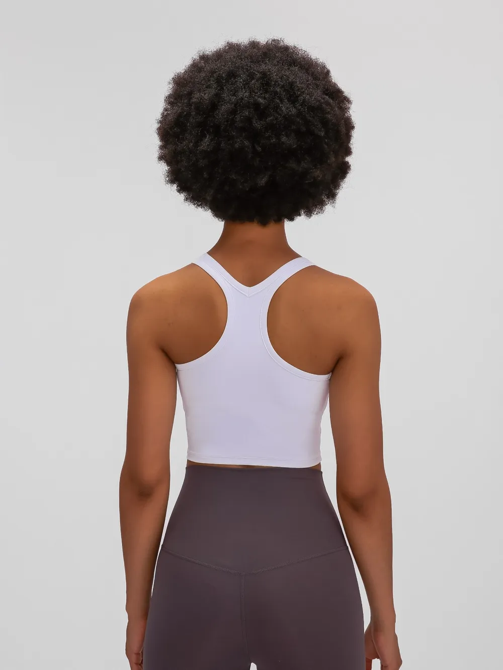 Scoop Neck Active Tank with Detachable Chest Pads, image 8