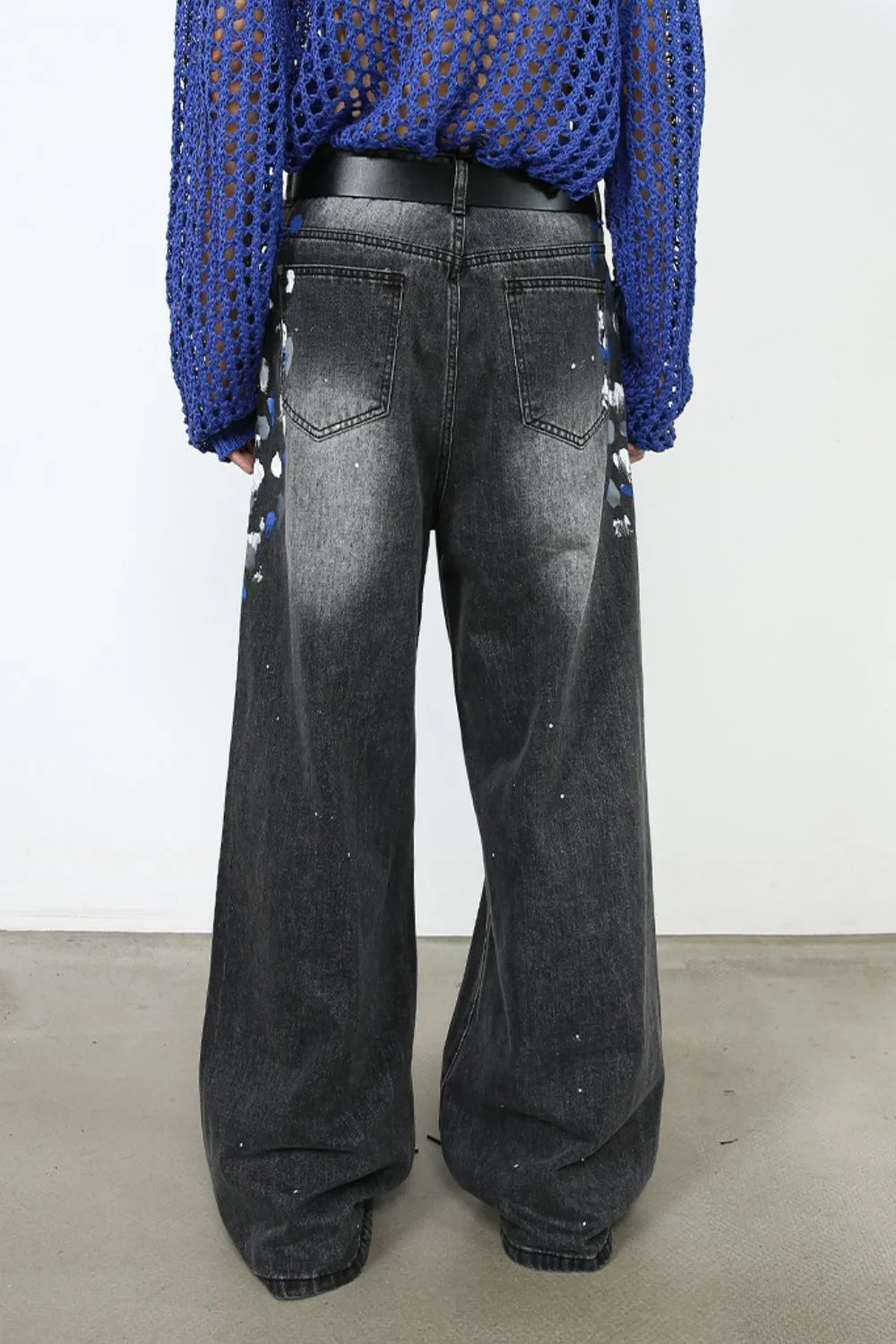 Men's Wide Leg Jeans, image 5