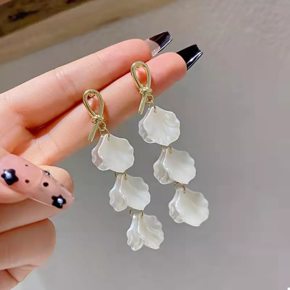 Shell Shape Drop Earrings, image 4