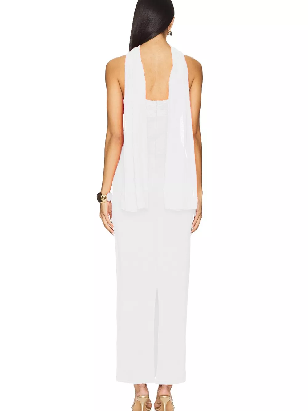 Ruched Tube Maxi Dress, image 3