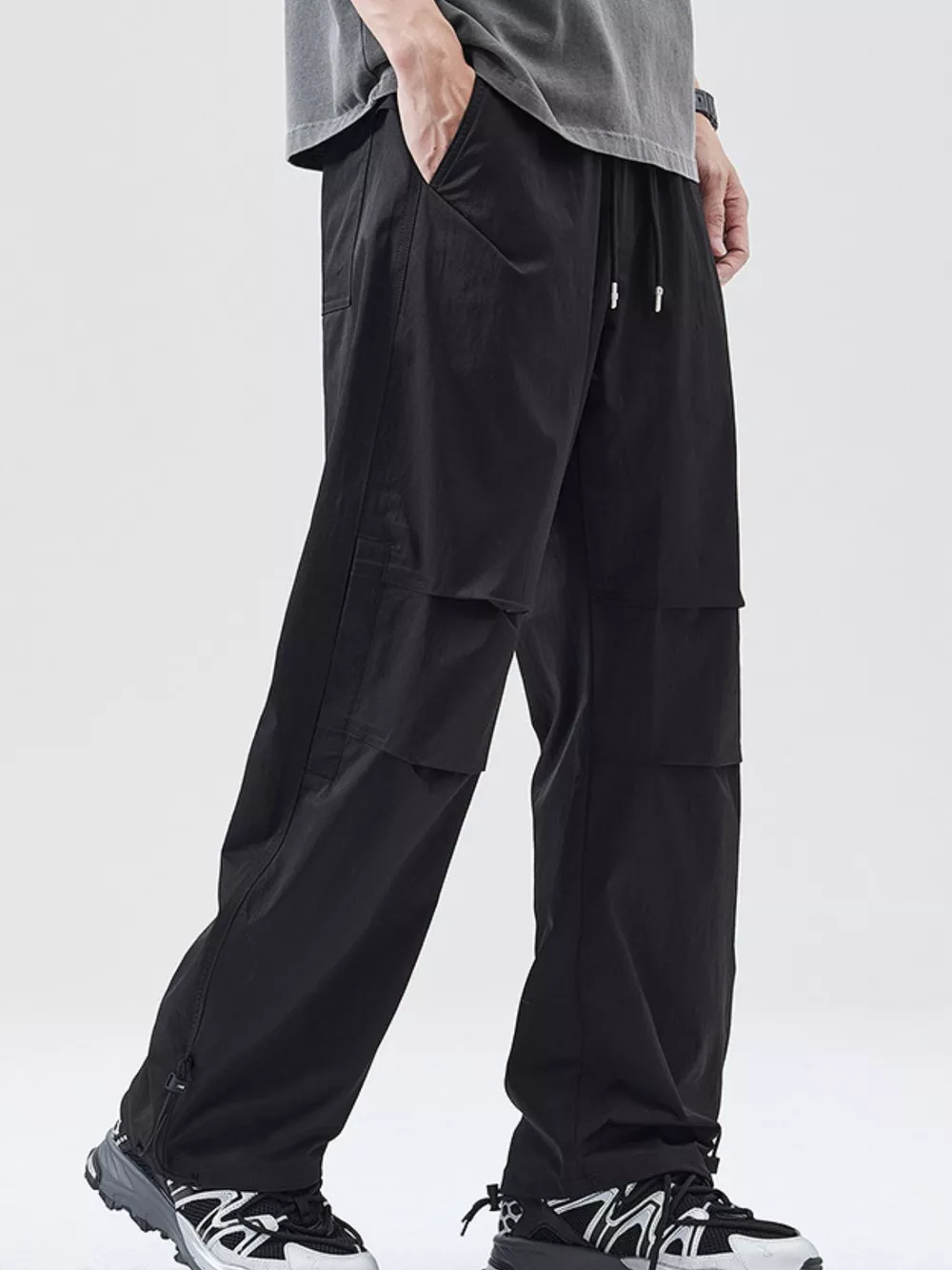 Men's Full Size Relaxed Fit Drawstring Pants Plus Size, image 6