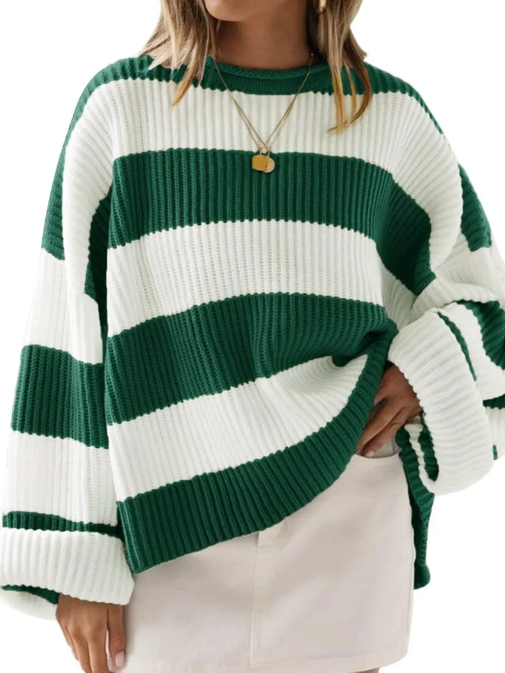 Round Neck Long Sleeve Sweater, image 17