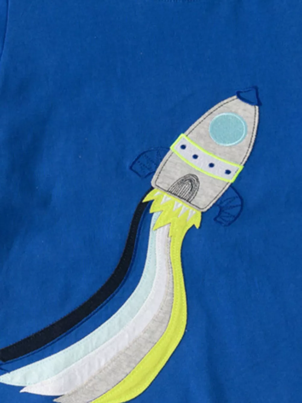 Children's Rocket Round Neck Short Sleeve T-Shirt, image 5