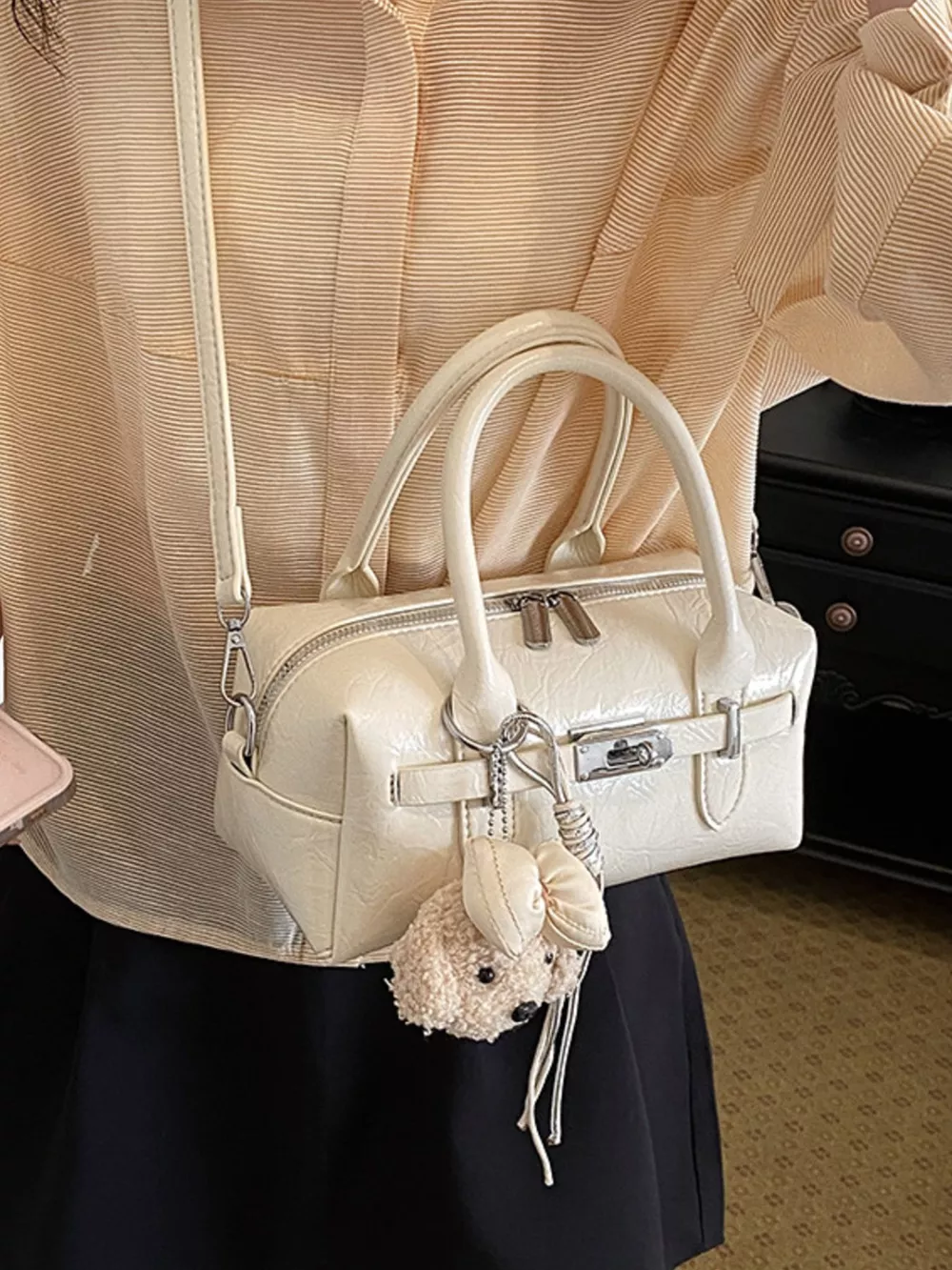 Top-Handle Shoulder Bag, image 6