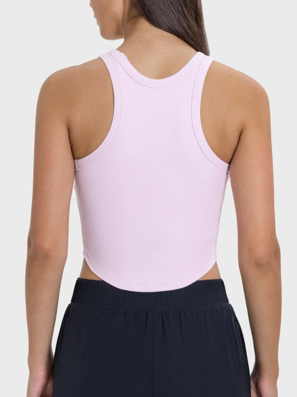 Round Neck Racerback Active Tank, image 3