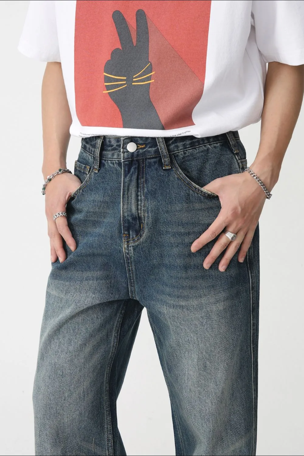Bootcut Jeans with Pockets, image 5