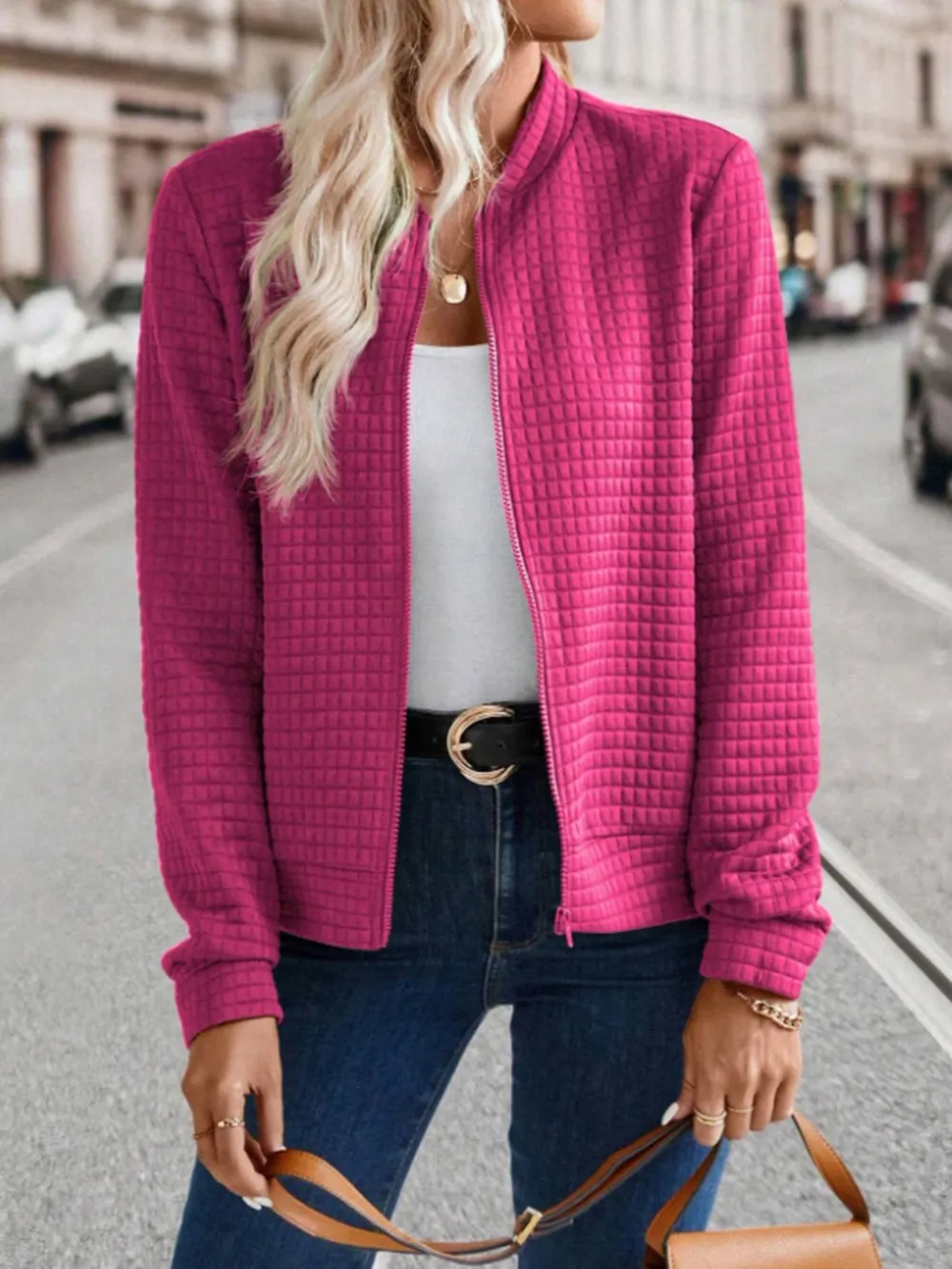 Zip Up Long Sleeve Jacket, image 15