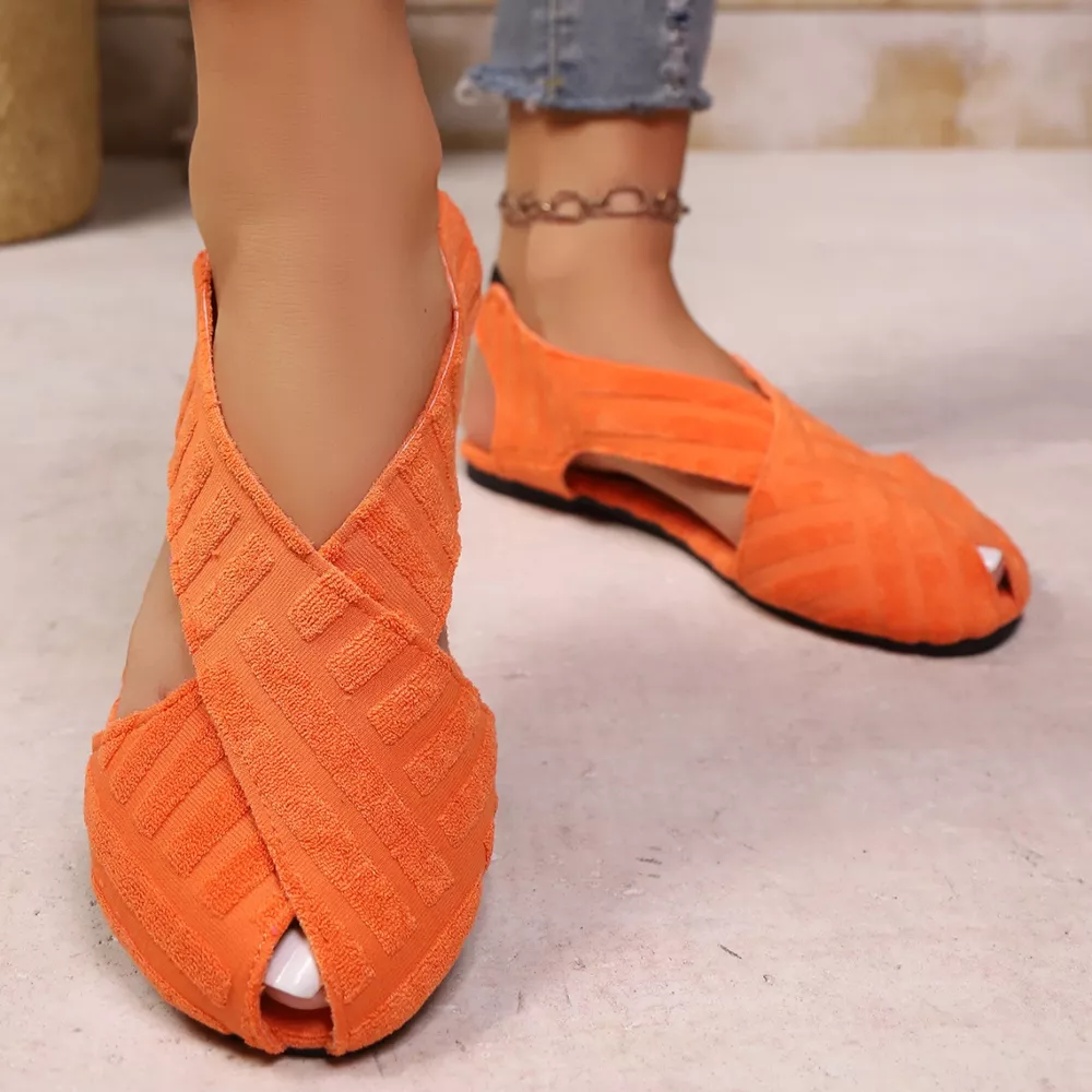 Crisscross Comfortable Fit Sandals, image 7