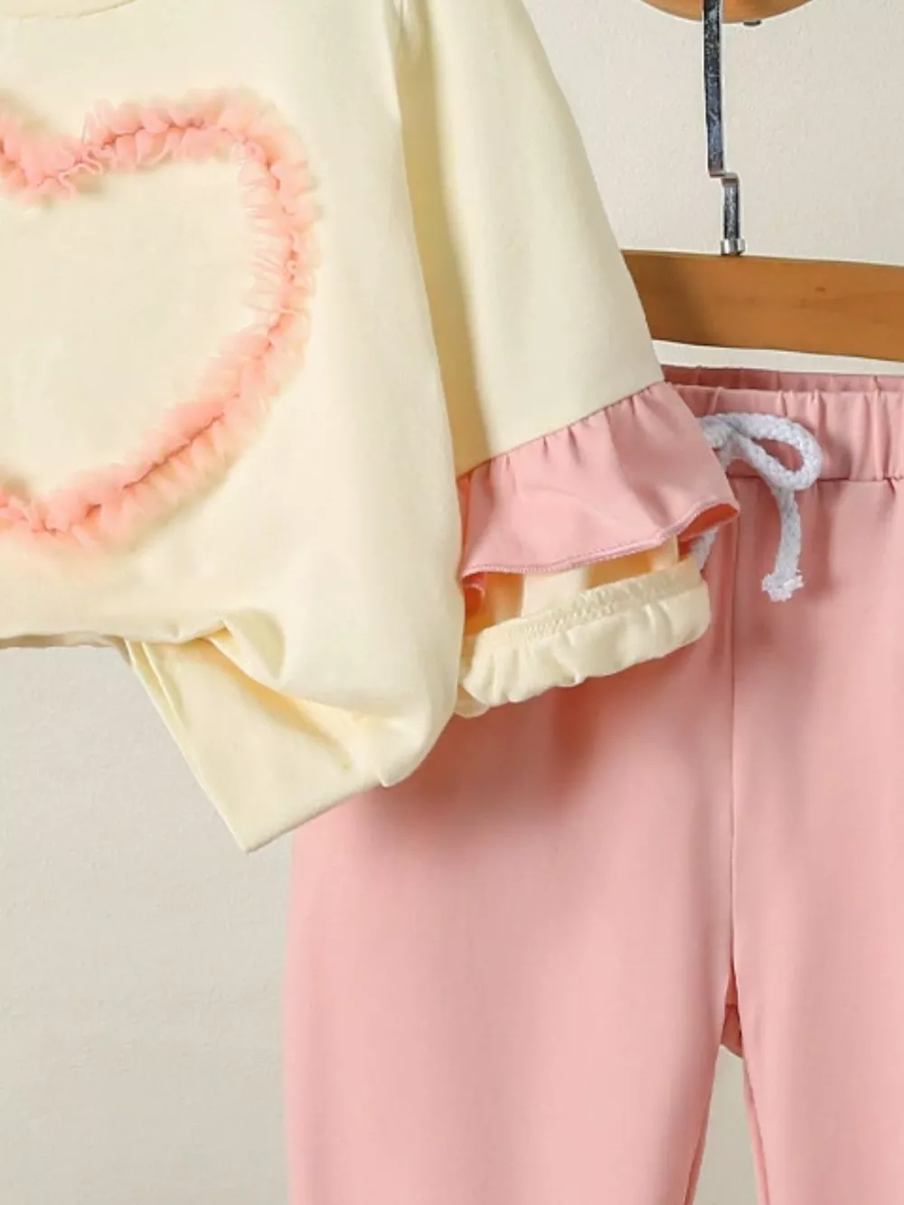 Children's Flower Long Sleeve Top and Pants Set, image 21