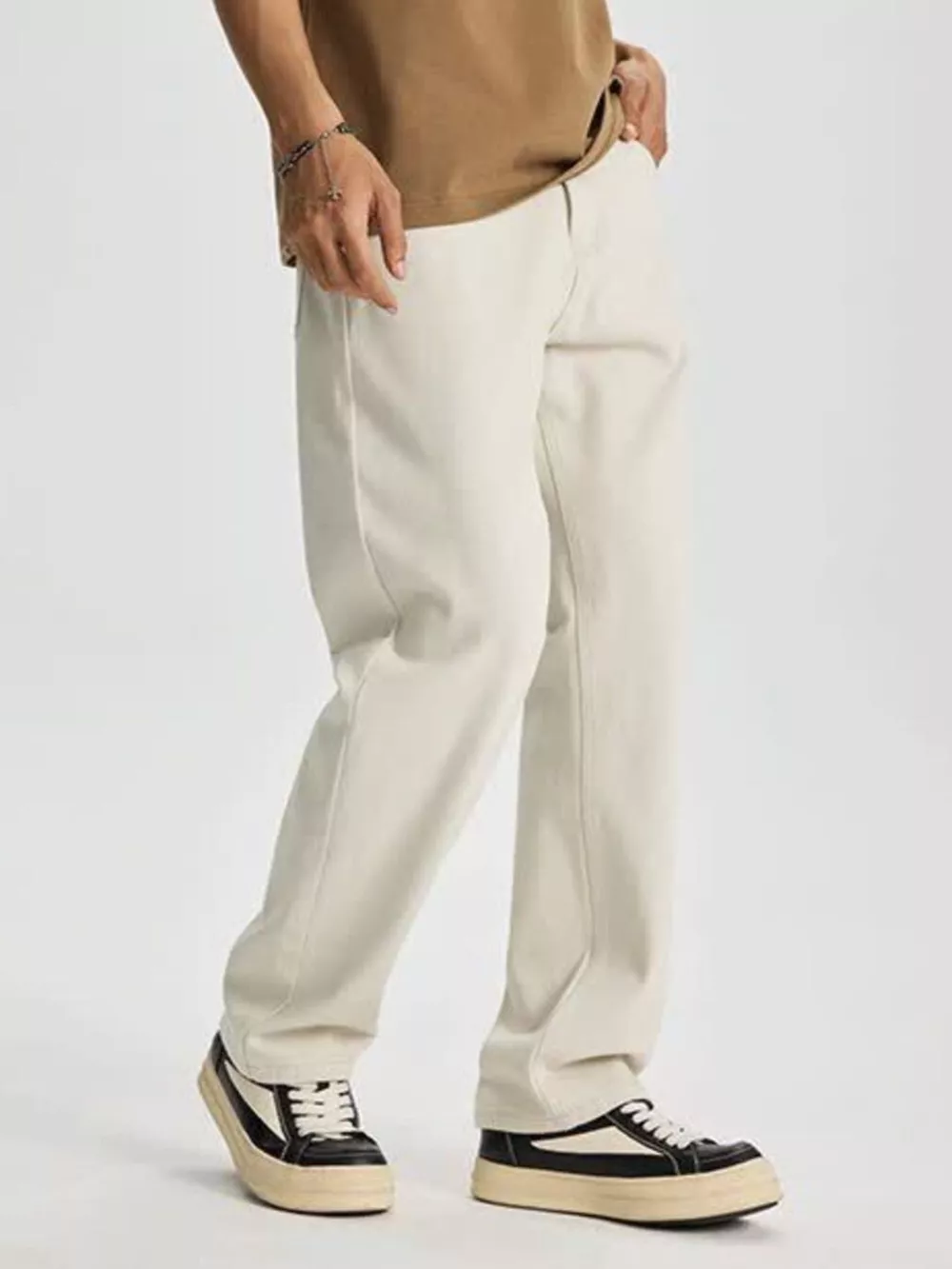 Men's Wide Leg Jeans, image 5