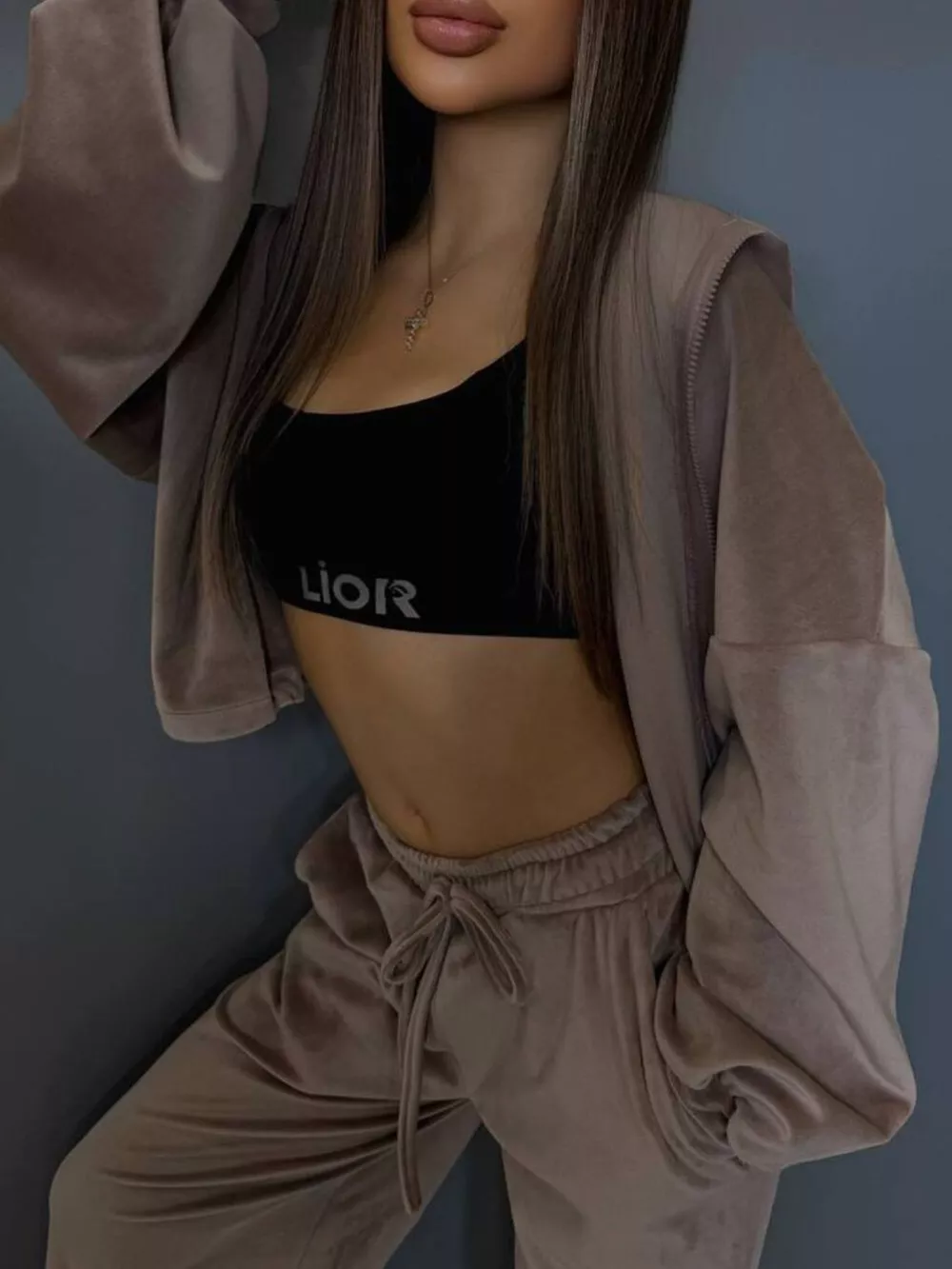Zip Up Cropped Outerwear and Pants Set, image 24