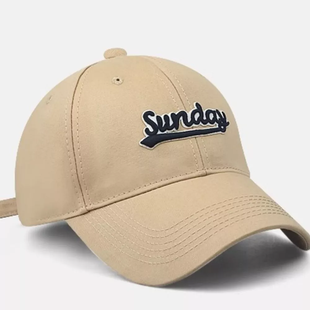 Casual "Sunday" Embroidered Baseball Cap, image 3