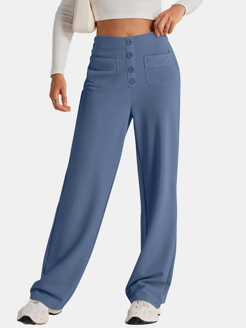 High Waist Wide Leg Pants, image 5