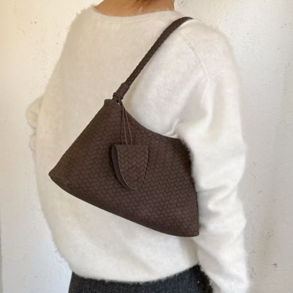 Woven Texture Shoulder Bag
