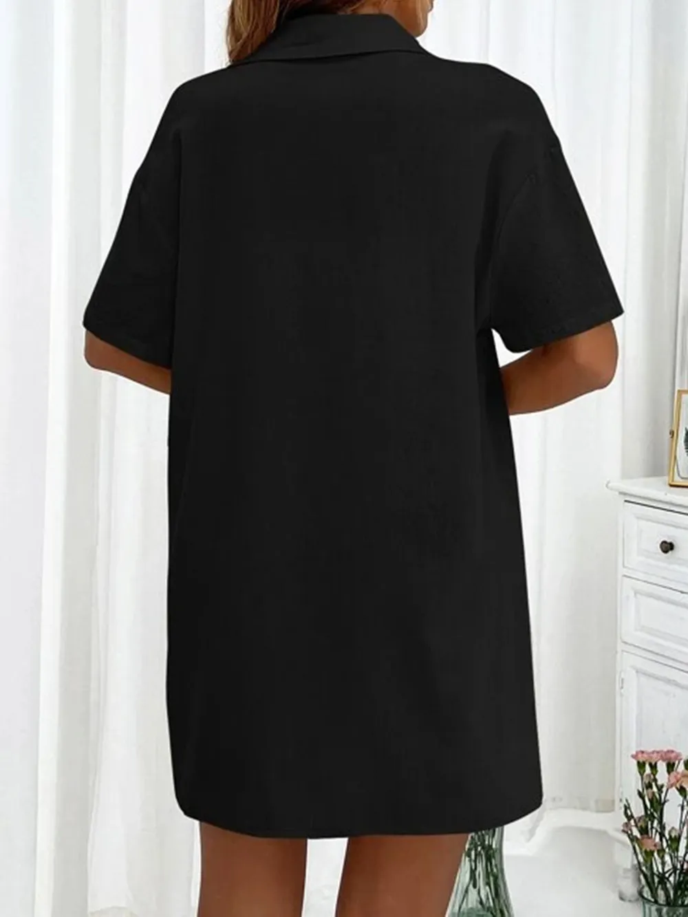 Button Up Shirt and Drawstring Shorts Set, image 10