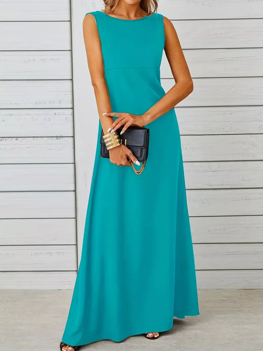 Sleeveless Flowy Maxi Dress, image 11