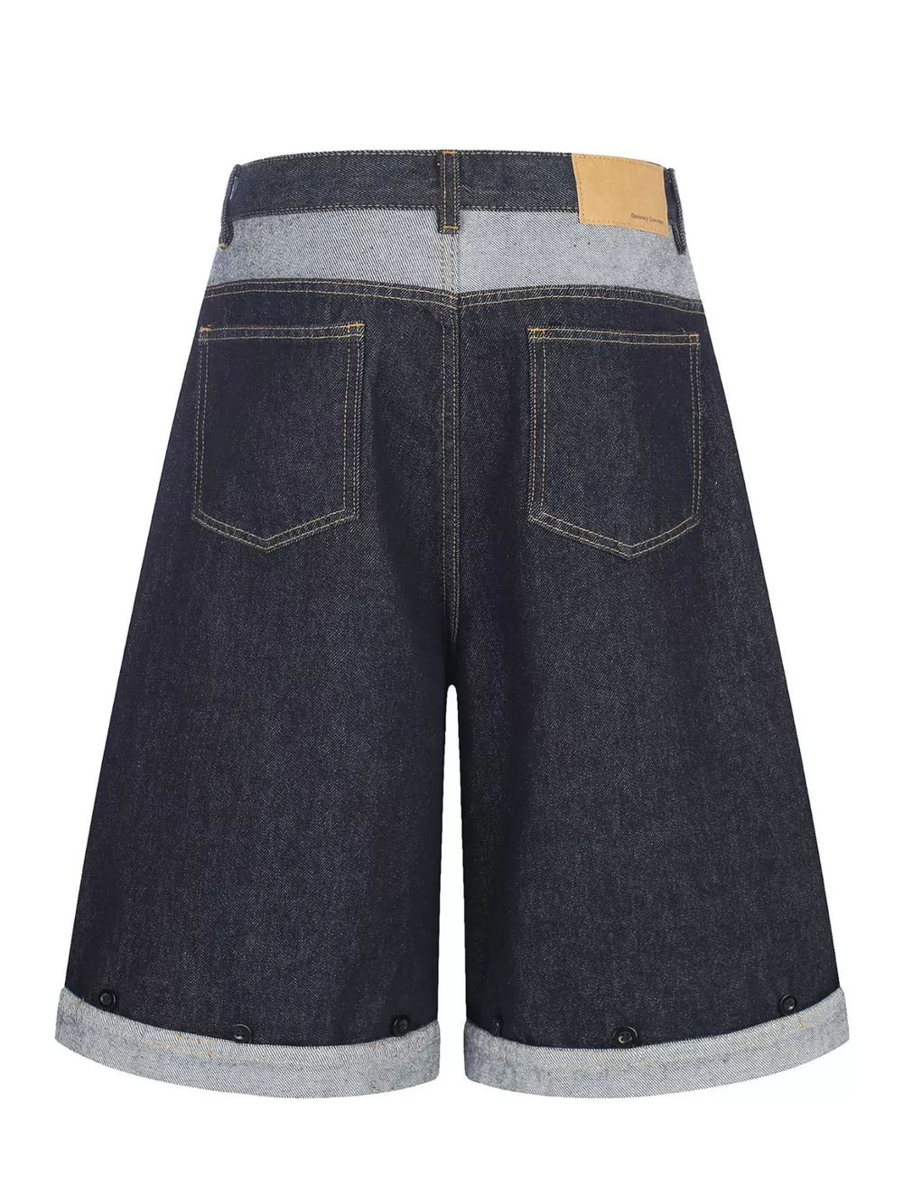 Men's Button Fly Denim Capris, image 3