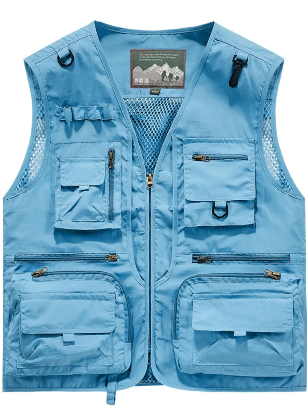 Men's Full Size Zip Up Vest Plus Size, image 8