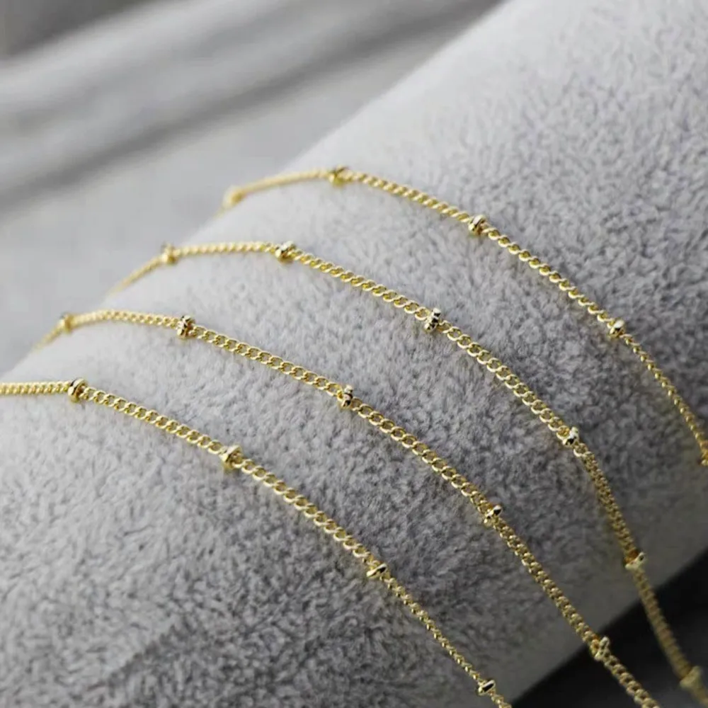 Gold-Plated Bubble Initial Necklace, image 2