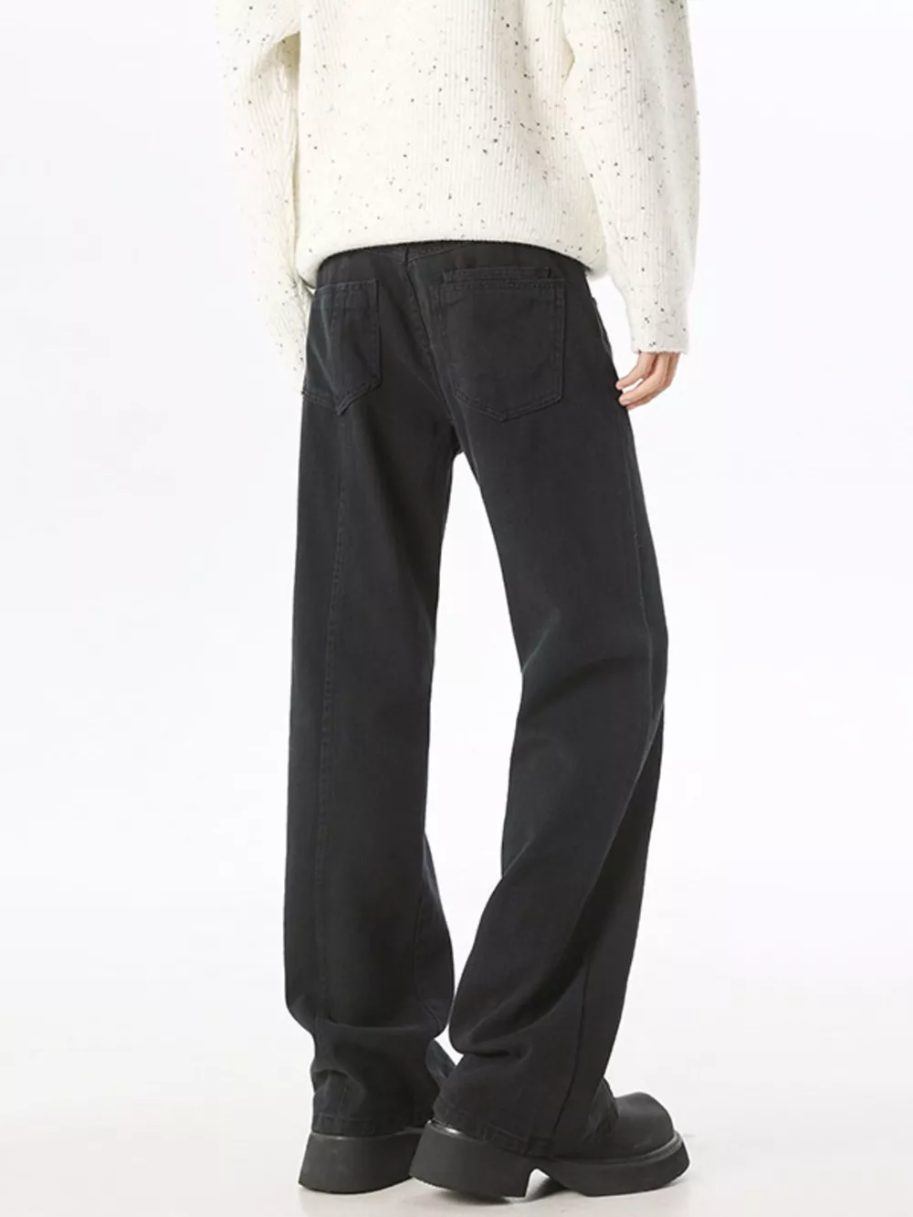 Men's Wide Leg Jeans, image 4