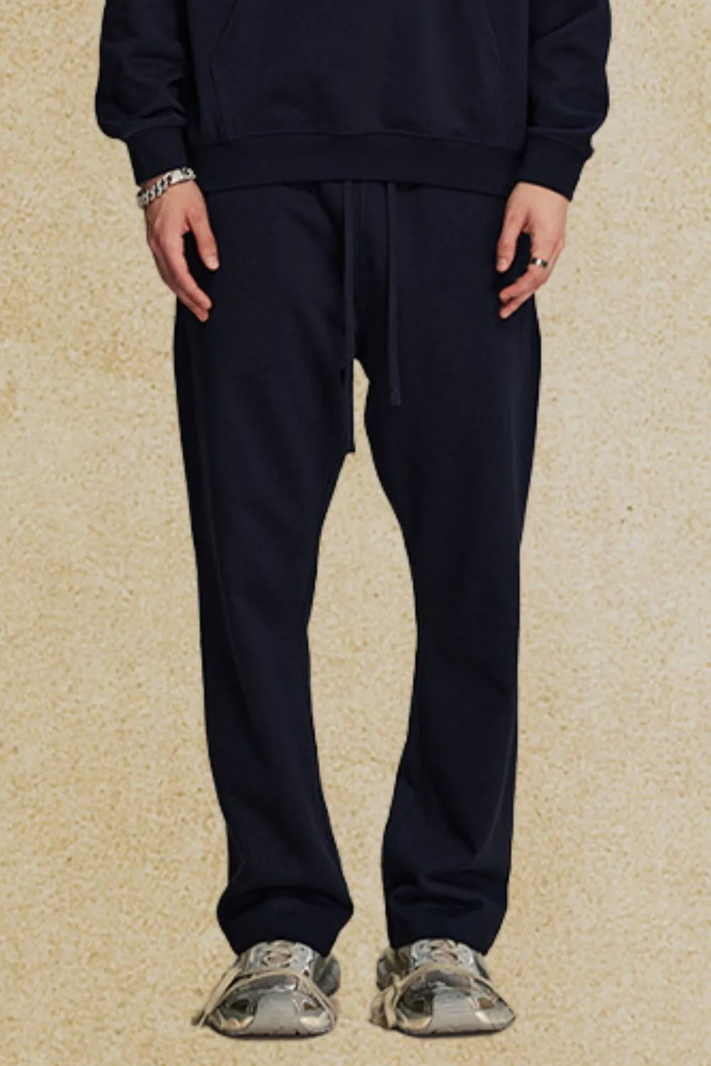 Men's Drawstring Loose Fit Pants, image 15