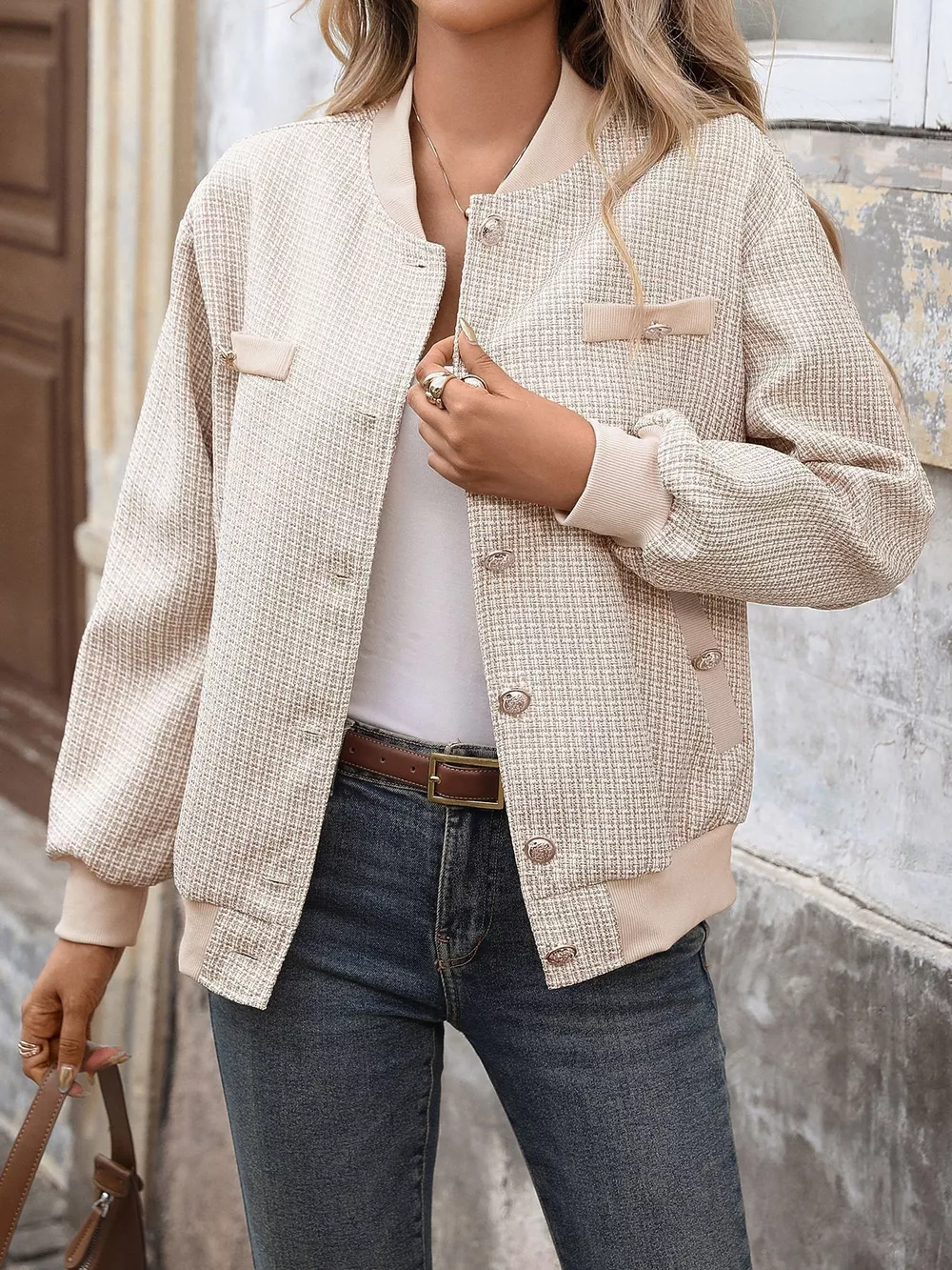 Button Up Long Sleeve Jacket, image 6