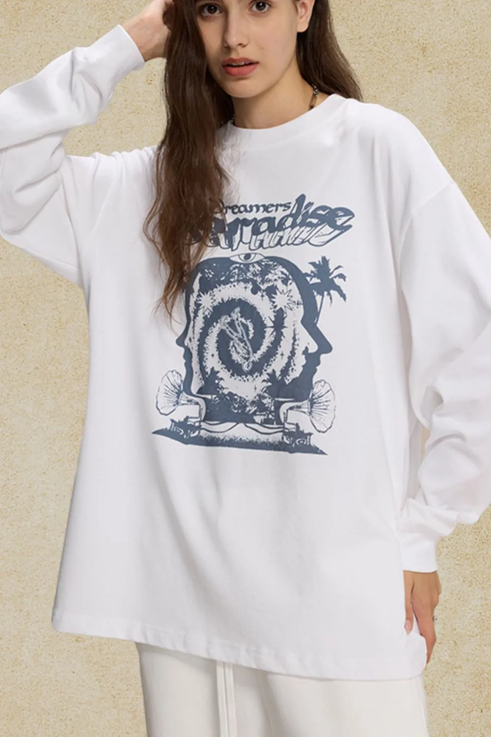 Men's Round Neck Graphic T-Shirt, image 5