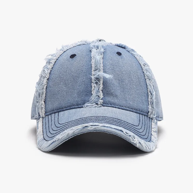 Raw Hem Cotton Baseball Cap, image 9