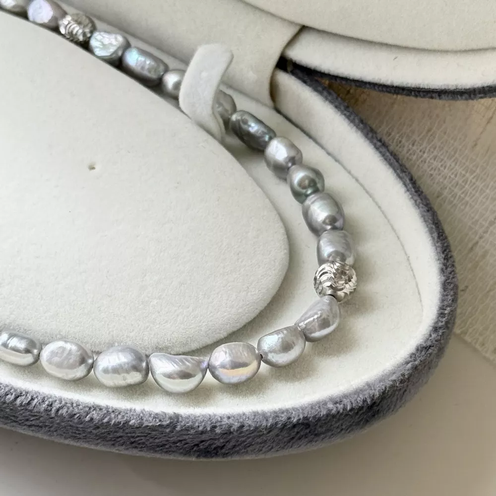 Pearl Choker Necklace, image 5